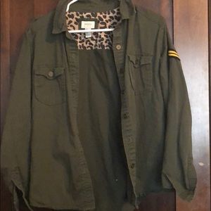 Forever 21 army like green jacket